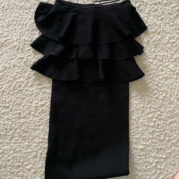 Zara ruffled slip mini dress - Picture 1 of 2